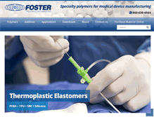 Tablet Screenshot of fosterpolymers.com